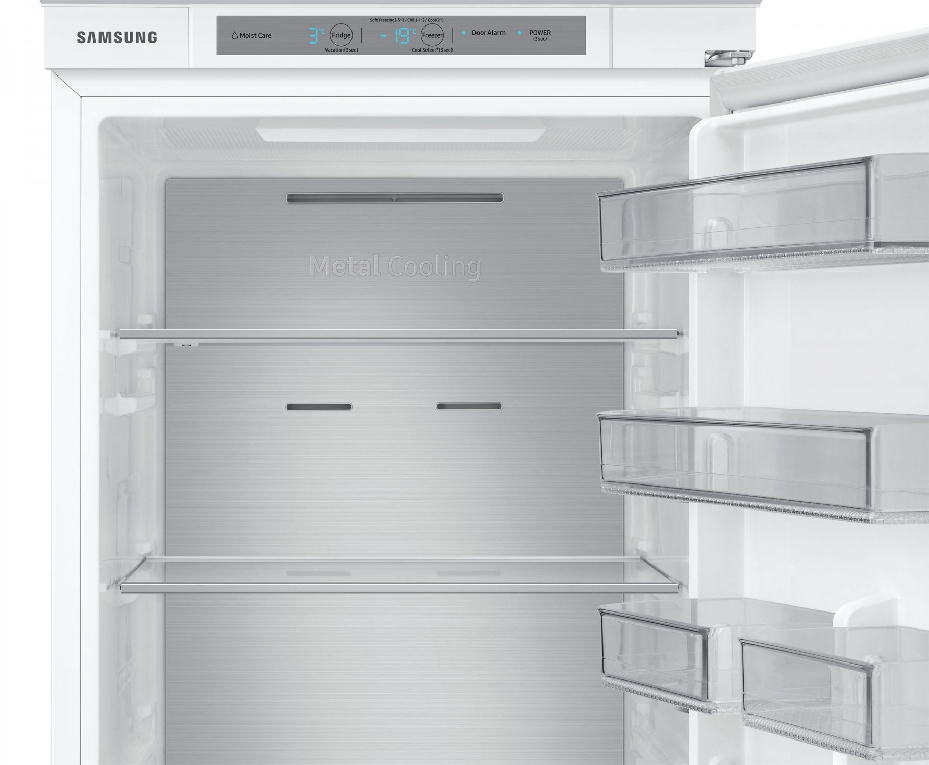 Встроенный холодильник с морозильной камерой Samsung BRB30703EWW ...