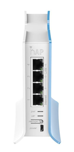 Беспроводной маршрутизатор Mikrotik hAP lite TC RB941-2ND-TC (N300, 650MHz/32Mb, 4x10/100 Ethernet ports, 1,5 dBi, Tower Case) - 3