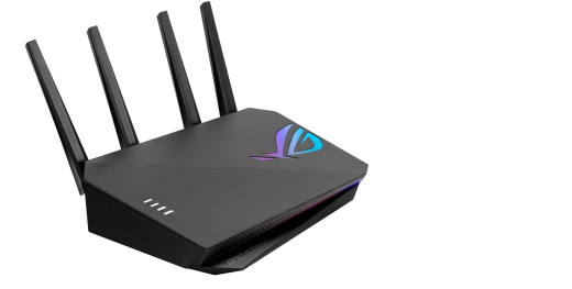 Бездротовий маршрутизатор Asus ROG STRIX GS-AX5400 (AX5400, WiFi 6, 1xGE WAN, 4xGE LAN, 1xUSB 3.2, підтримка 3G/4G-модему, OFDMA, AiMesh, AURA RGB, 6 зовнішні антени) - 2