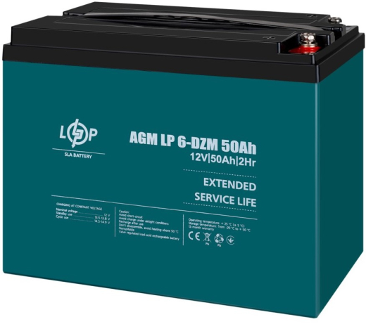 Акумуляторна батарея LogicPower LP 6-DZM-50AH AGM (10063) - 3