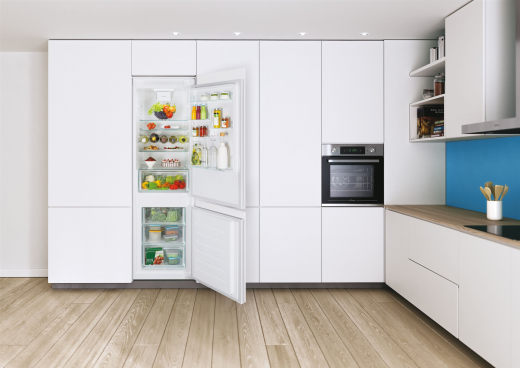 Встраиваемый холодильник с морозильной камерой Candy CBL3518EVW - 5