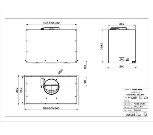 Витяжка Faber Inka Lux Evo BK A70 (305.0665.356) - 5