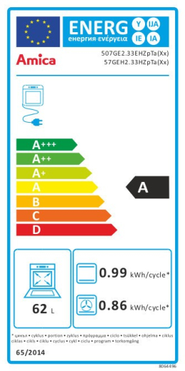 Кухонная плита Amica 57GEH2.33HZpTa(Xx) - 4
