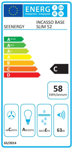 Встроенная вытяжка SeeNERGY Incasso Base Slim 52 WH - 3