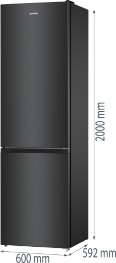Холодильник Gorenje NRK6202EBXL4 - 17