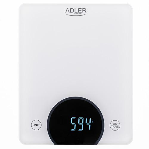 Весы кухонные Adler AD 3173 white 10kg - 1