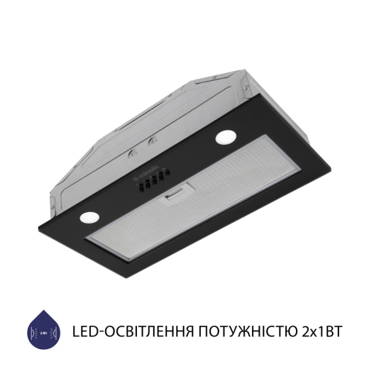 Вбудована витяжка Minola HBI 52621 BL GLASS 700 LED - 4