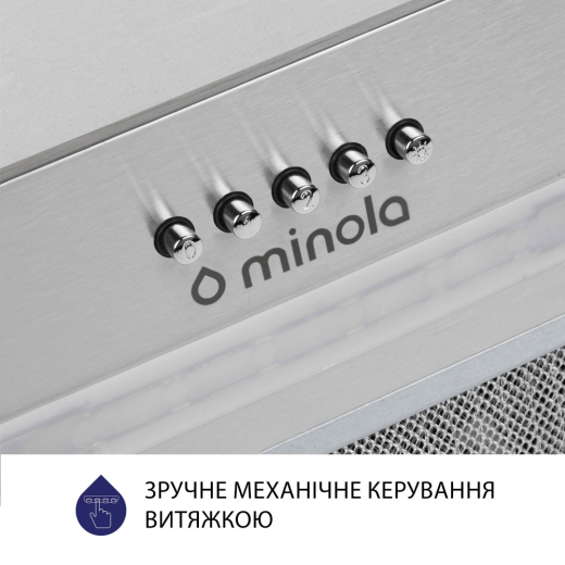 Вытяжка полновстраиваемая Minola HBI 5323 I 800 LED - 5