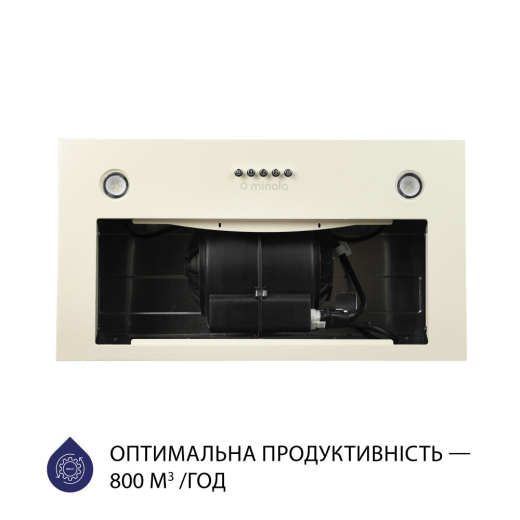 Вытяжка полновстраиваемая Minola HBI 5327 IV 800 LED - 2