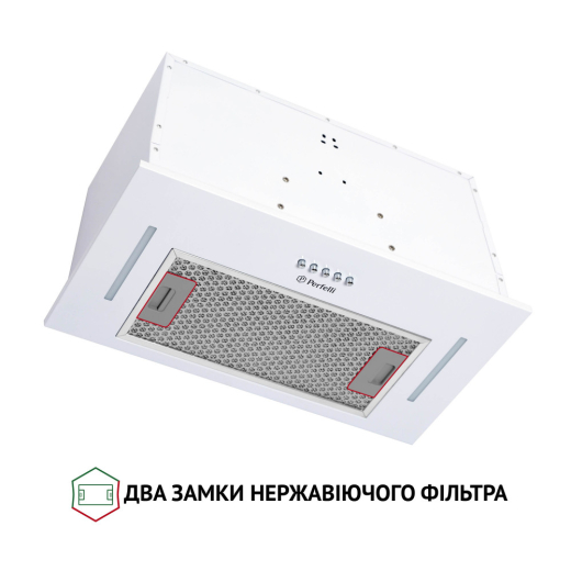 Вытяжка полновстраиваемая Perfelli BI 5653 WH 1000 LED - 2