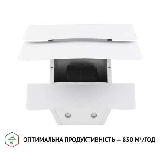 Витяжка Perfelli DNS 6482 D 850 WH LED - 5