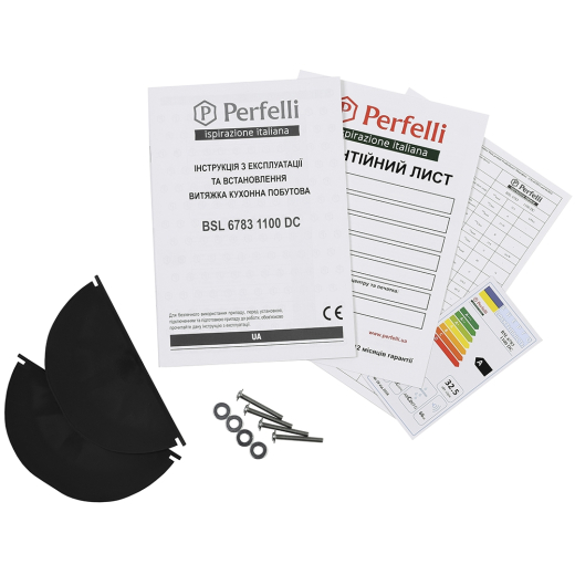 Вытяжка полновстраиваемая Perfelli BSL 6783 GR 1100 DC - 11