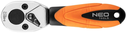 Ключ-трещотка NEO, 1/4", 105 мм, CrV, 48 зубцов (08-512) - 1
