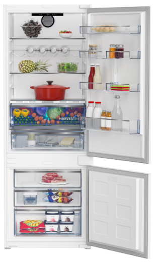 Встраиваемый холодильник с морозильной камерой Beko BCNE400I35ZS - 1