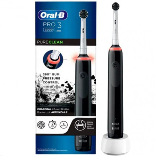 Зубна щітка Braun Oral-B PRO3 3000 D505.513.3 Pure Clean black - 1