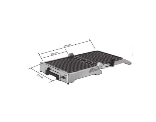 Электрогриль прижимной MPM Product MGR-10M - 4