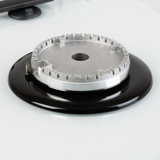 Поверхня газова на склі Perfelli HGG 61424 WH - 6