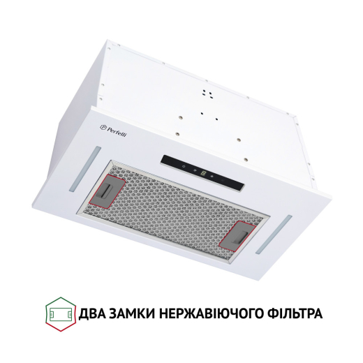 Вытяжка полновстраиваемая Perfelli BIS 5653 WH 1000 LED - 2