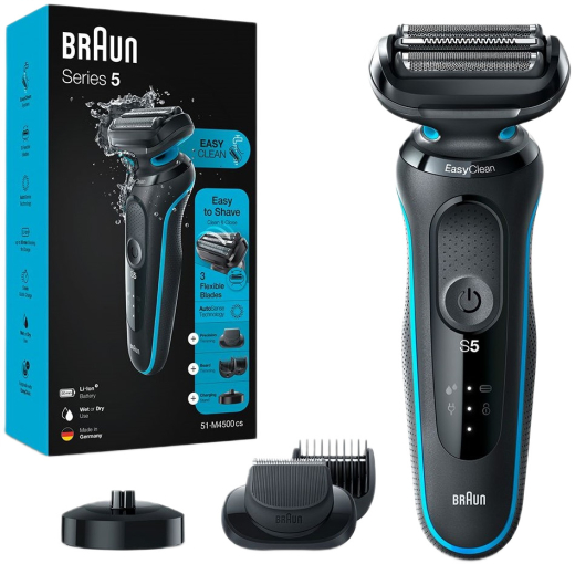 Электробритва Braun Series 5 51-M4500cs Black/Mint - 3
