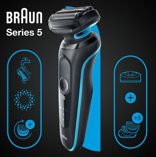 Электробритва Braun Series 5 51-M4500cs Black/Mint - 8