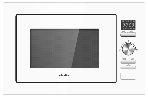 Мікрохвильова піч Interline MWG 725 ESA WA - 1