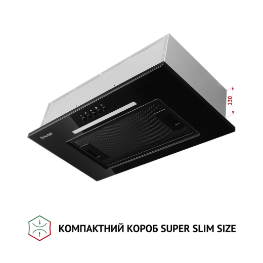 Повновбудована витяжка Perfelli BI 5256 BL 700 LED - 2