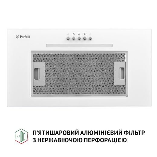 Полновстраиваемая вытяжка Perfelli BI 5256 WH 700 LED - 4
