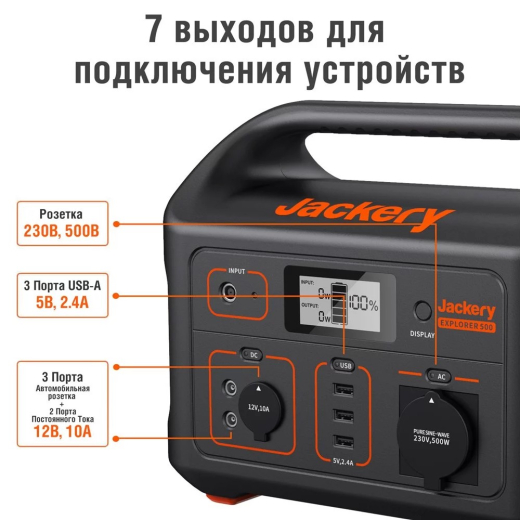 Зарядная станция Jackery Explorer 500 EU - 2