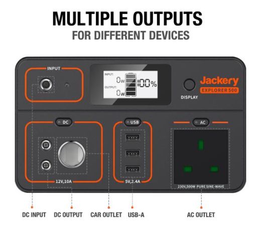Зарядная станция Jackery Explorer 500 EU - 7