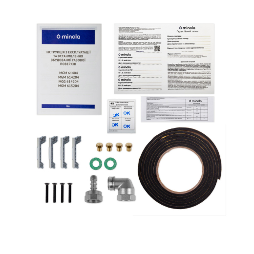 Варильна поверхня Minola MGM 614204 WH - 8