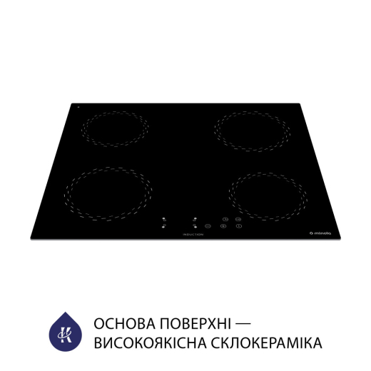 Варильна поверхня Minola MI 6038 KBL - 2