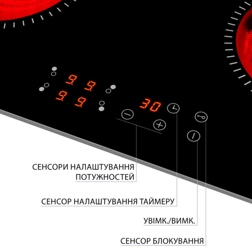 Варильна поверхня Minola MVH 6031 KBL - 5