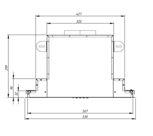 Вытяжка встраиваемая Akpo WK-10 Neva Glass WH - 6