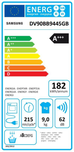 Сушильная машина Samsung DV90BB9445GB - 7