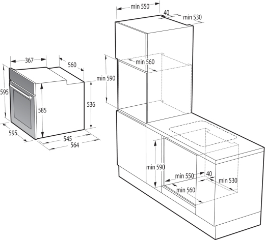 Вбудована духова шафа Gorenje BPSX6747A05BG - 19