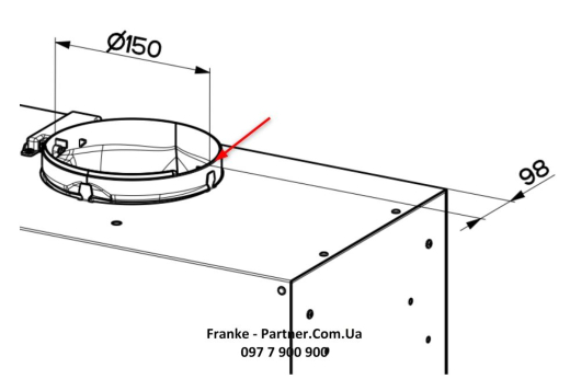 Вытяжка встраиваемая Franke FBFEXSA70 (305.0665.361) - 3