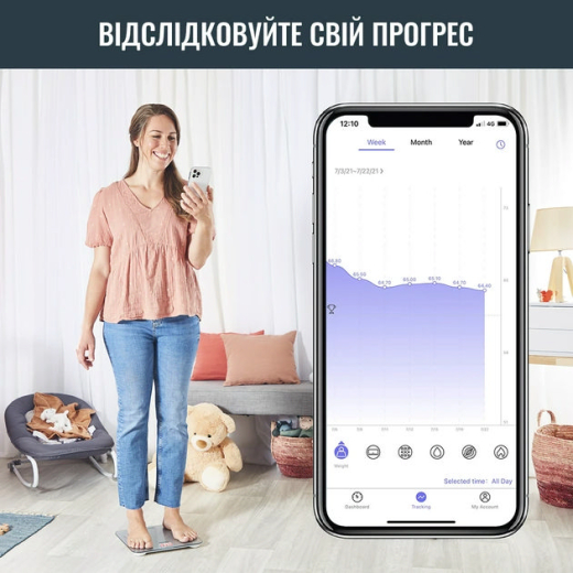 Ваги підлогові Smart Tefal GOODVIBES LIFE + BM9600S1 (BM9600S1) - 10