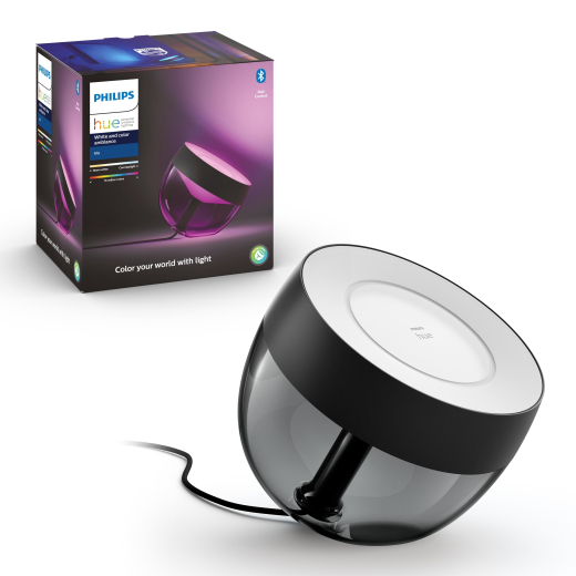 Настільний світильник розумний Philips Hue Iris 2000K-6500K Color Bluetooth чорний (929002376201) - 1