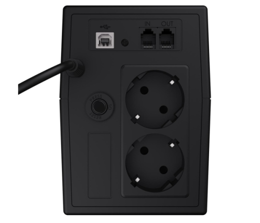 Лінійно-інтерактивне ДБЖ Green Cell UPS (800VA/480W, 2x Schuko, AVR, LCD) (UPS02) - 2