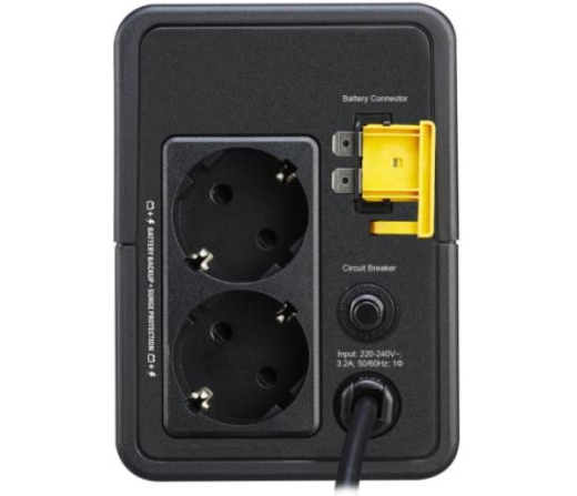 Линейно-интерактивное ИБП APC Easy-UPS (700VA/360W, 2x Schuko, AVR) (BVX700LI-GR) - 4