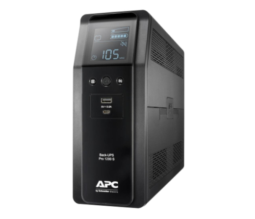 Лінійно-інтерактивне ДБЖ APC Back-UPS Pro 1200 (1200VA/700W, 8 xIEC, AVR, LCD) (BR1200SI) - 1