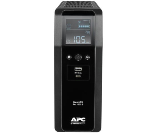 Лінійно-інтерактивне ДБЖ APC Back-UPS Pro 1200 (1200VA/700W, 8 xIEC, AVR, LCD) (BR1200SI) - 2