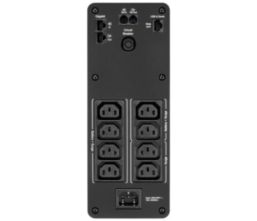 Лінійно-інтерактивне ДБЖ APC Back-UPS Pro 1200 (1200VA/700W, 8 xIEC, AVR, LCD) (BR1200SI) - 3