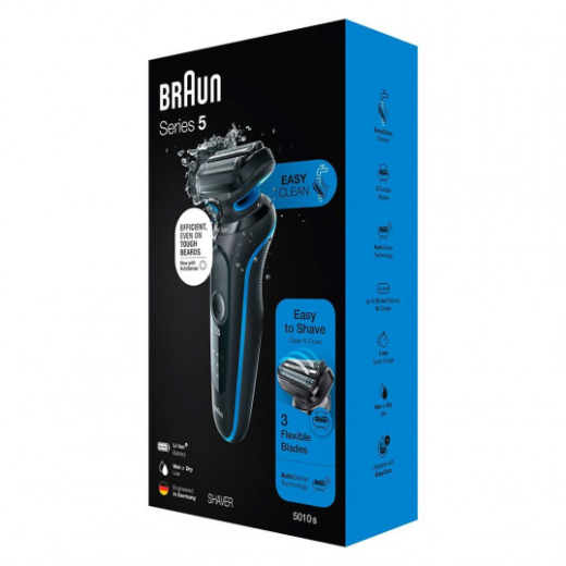 Электробритва Braun Series 5 51-B1000s BLACK/BLUE - 3