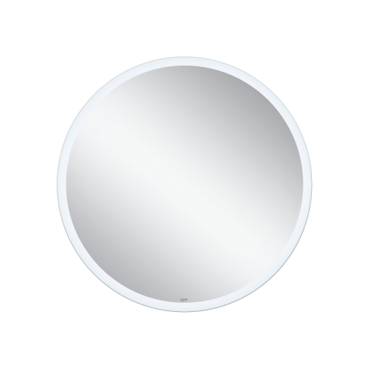 Зеркало Qtap Virgo R800 с LED-подсветкой кнопочный выключатель, QT1878250680W - 3
