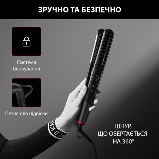 Выпрямитель для волос Rowenta KARL LAGERFELD K/Pro Stylist Straightener SF466LF0 - 9