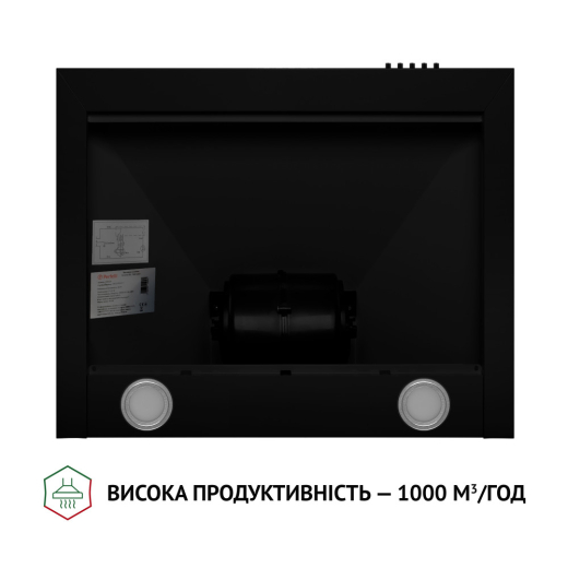 Витяжка купольна Perfelli K 6610 BL 1000 LED - 4