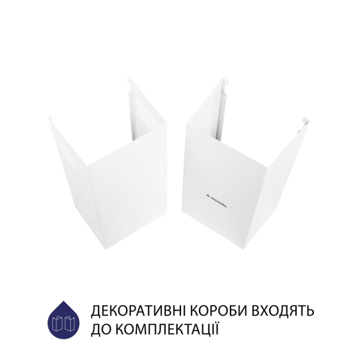 Витяжка купольна Minola HK 6614 WH 1000 LED - 7