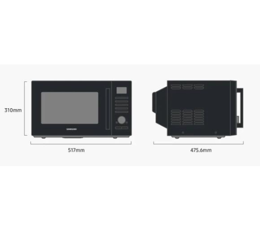 Мікрохвильова піч Samsung MC28A5135CK - 9