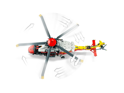Конструктор LEGO Technic Рятувальний гелікоптер Airbus H175 (42145) - 8